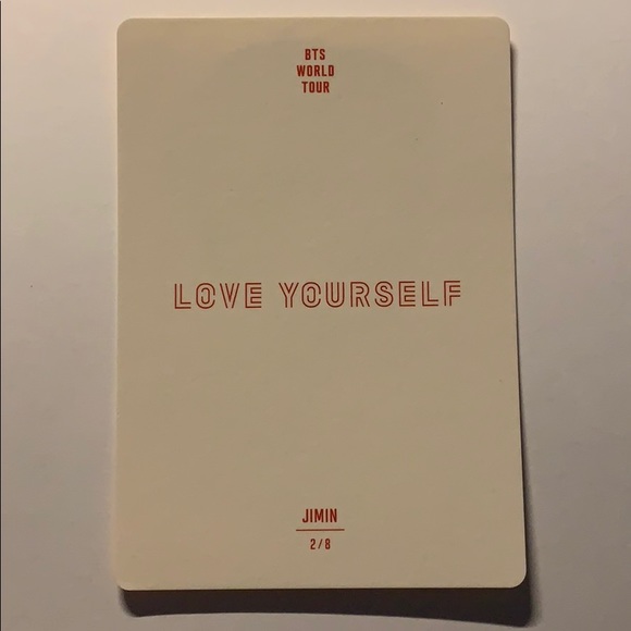 *SOLD* Jimin (2/8) LY tour mini photocard - Picture 2 of 2